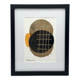 Framed original abstract artwork – Contemporary composition