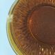 Vereco Sunflower amber plates – 8 vintage pieces (4 dinner plates, 4 dessert plates)