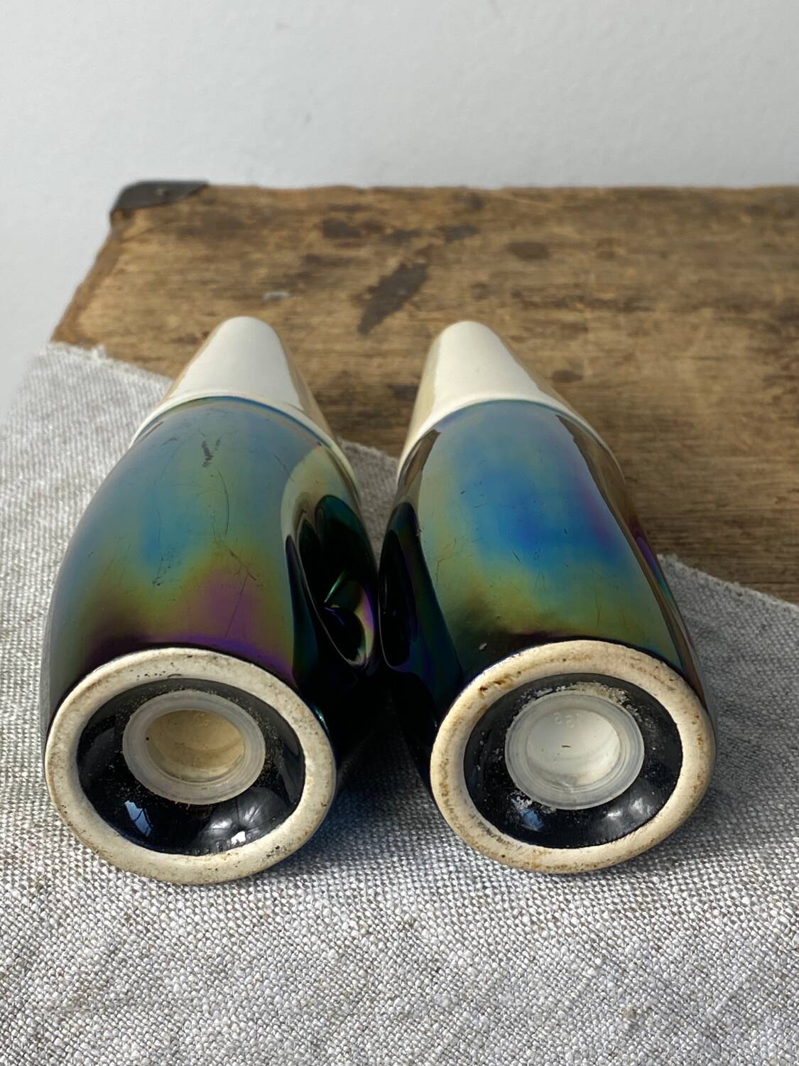 Ceramic salt and pepper shakers from the Verceram collection