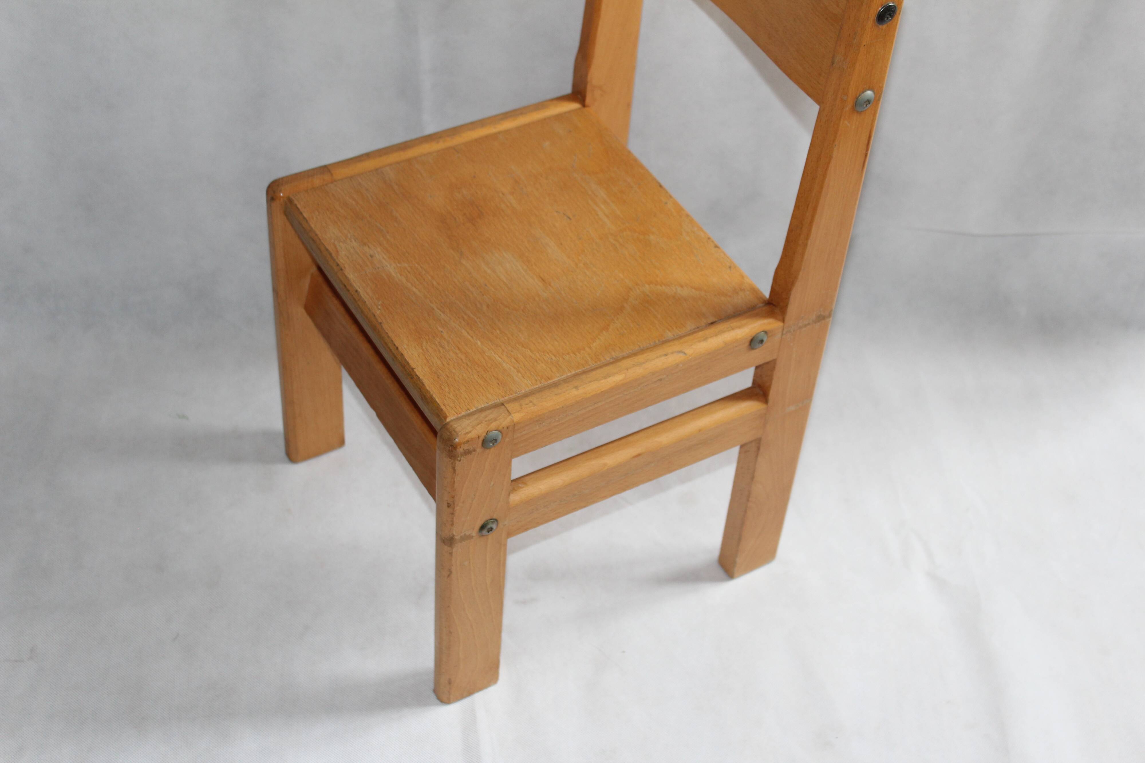 Chaise d'écolier 1970s