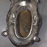 Silver-plated jardinière centrepiece in Louis XV style