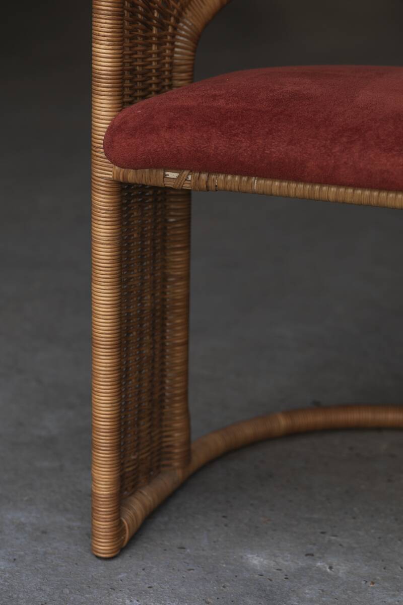 Set of 4 dining chairs by Luit van der Helm, Dutch design, 1980s