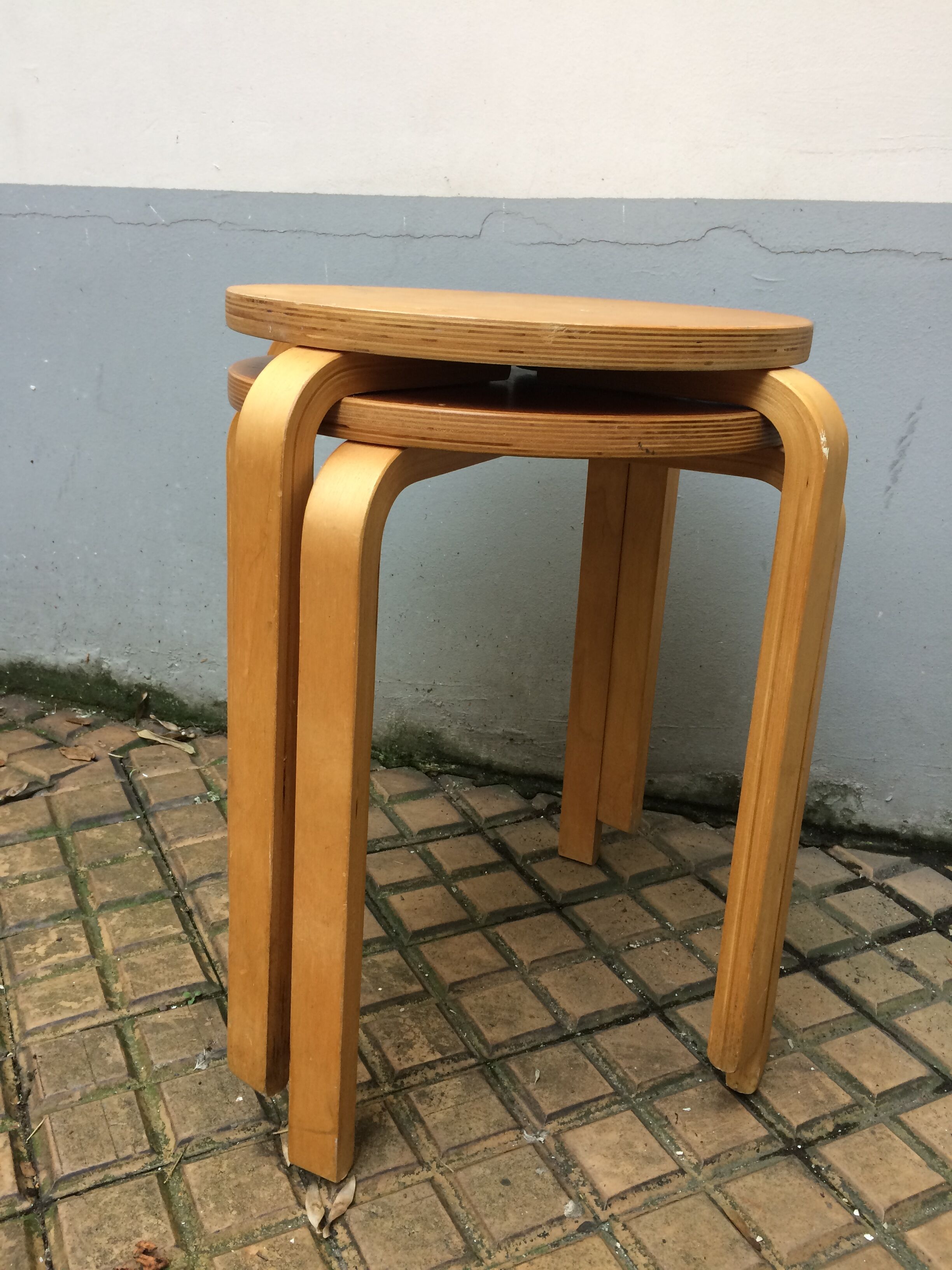 Pair of vintage stools