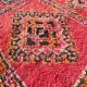 Tapis berbère marocain vintage Boujaad de Khenifra 250x120 cm