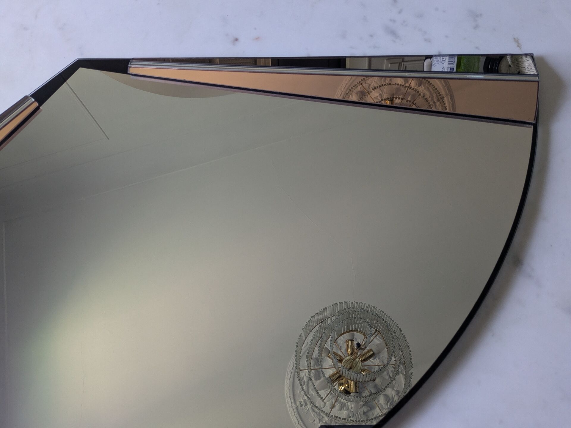 Super miroir éventail style Art Deco 80'