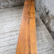 Paire de bancs noyer 1900