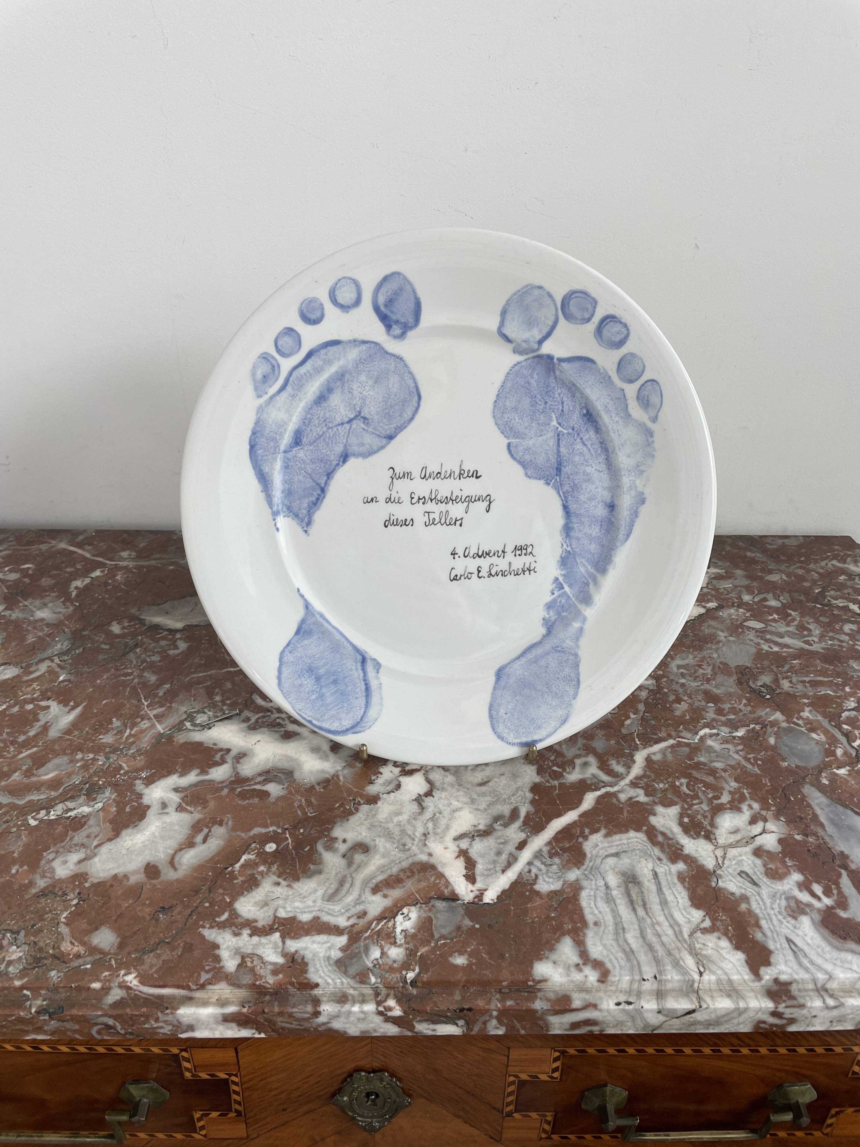 Figgjo dish, model designed by carlo linchetti, swiss artist, scandinavian design, feet decor