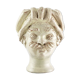 Mini white head vase man