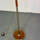 Bauhaus Wood and Steel Floor Lamp, 1950s