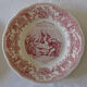 Lot 6 plates with dessert Gien "wedding in the countryside"