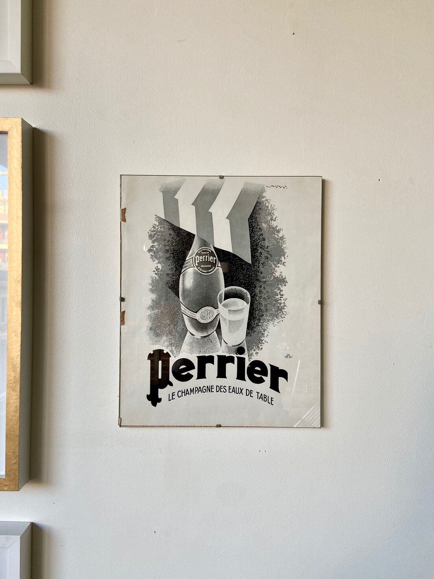 Perrier advertising poster