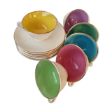 6 digoin coffee cups