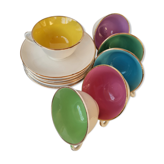 6 tasses à café Digoin