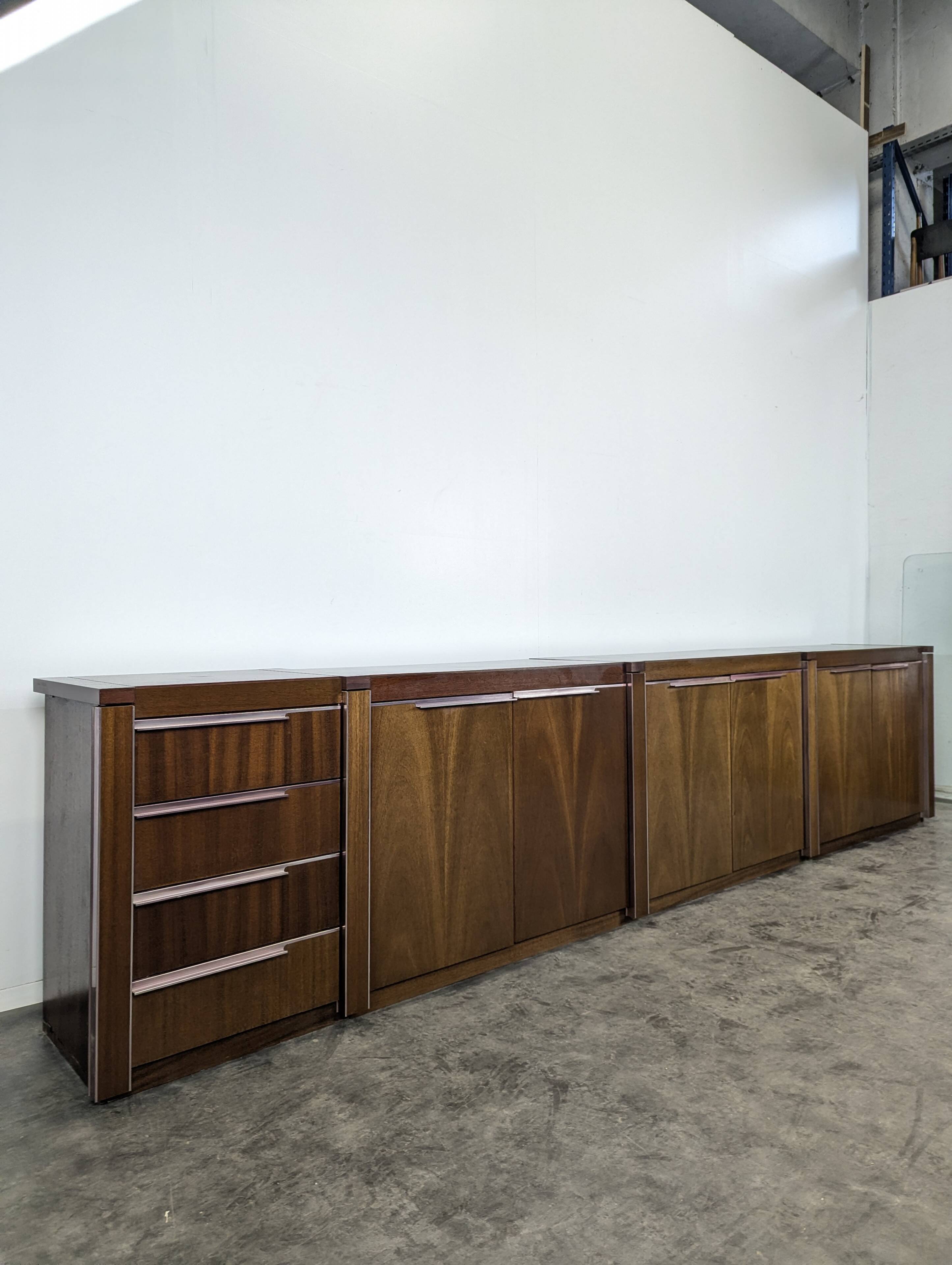 Large modular sideboard Italian design