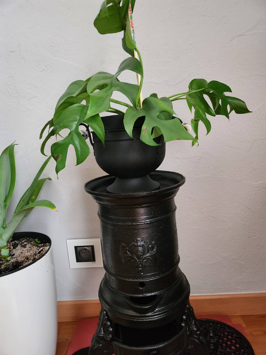 Cast iron wood stove