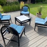 Baumann armchairs and its table