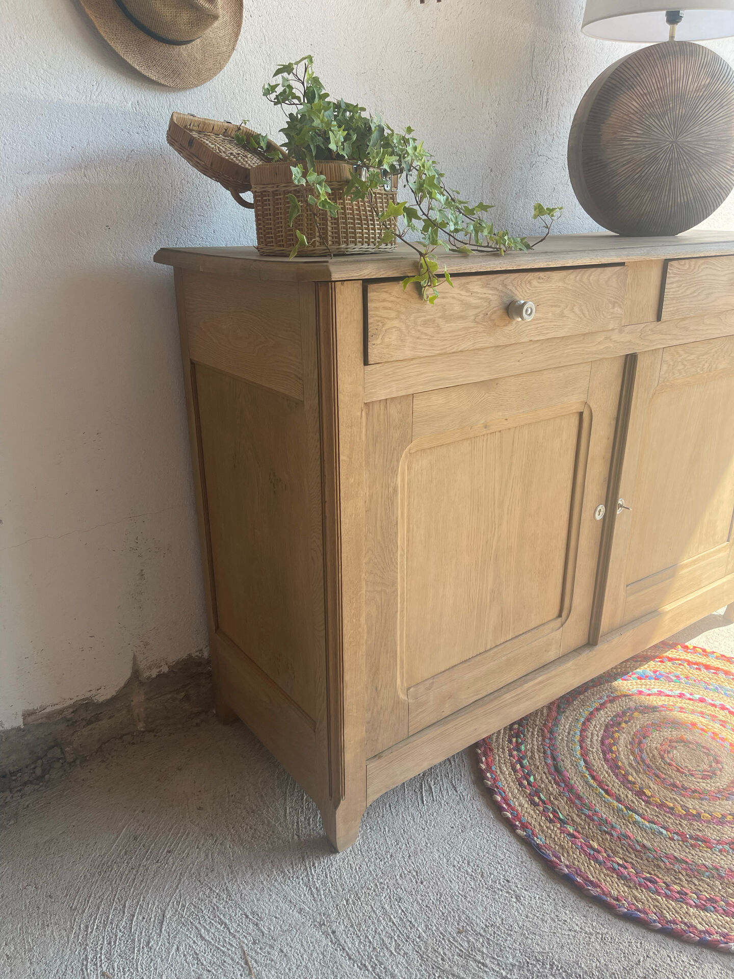 Chic rustic wooden buffet