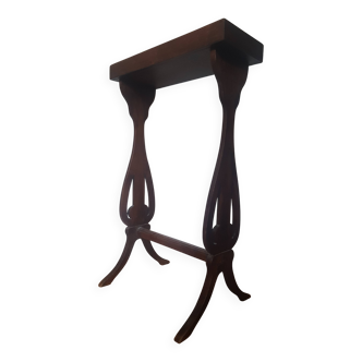 Late 19th century solid mahogany side table