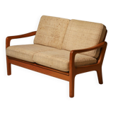 Danish Teak Sofa 2-Seater by Juul Kristensen Vintage