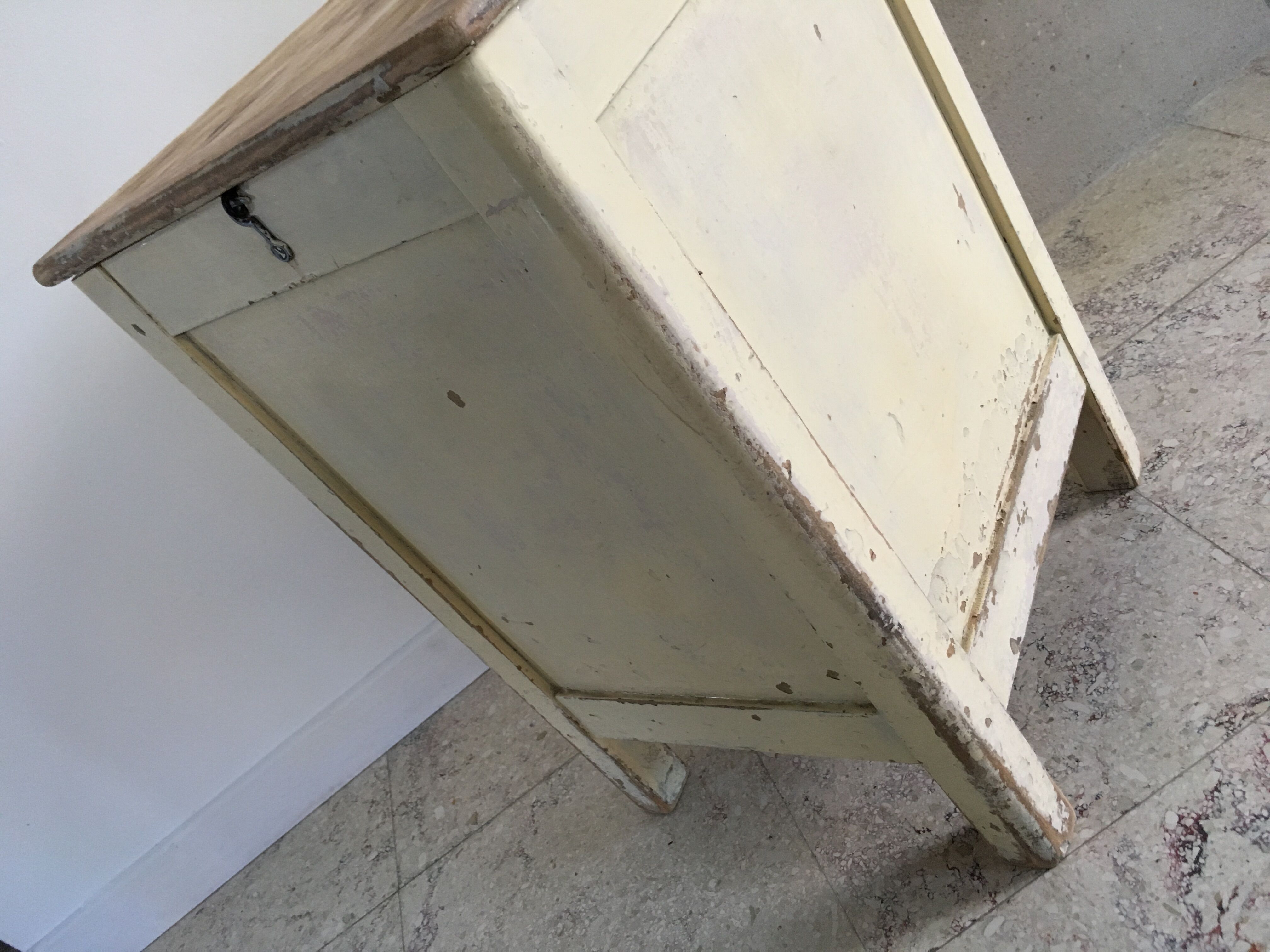 Old white hasselberger stool