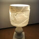 Alabaster bedside lamp