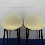 2 Starck chairs for Kartell, "super impossible" model