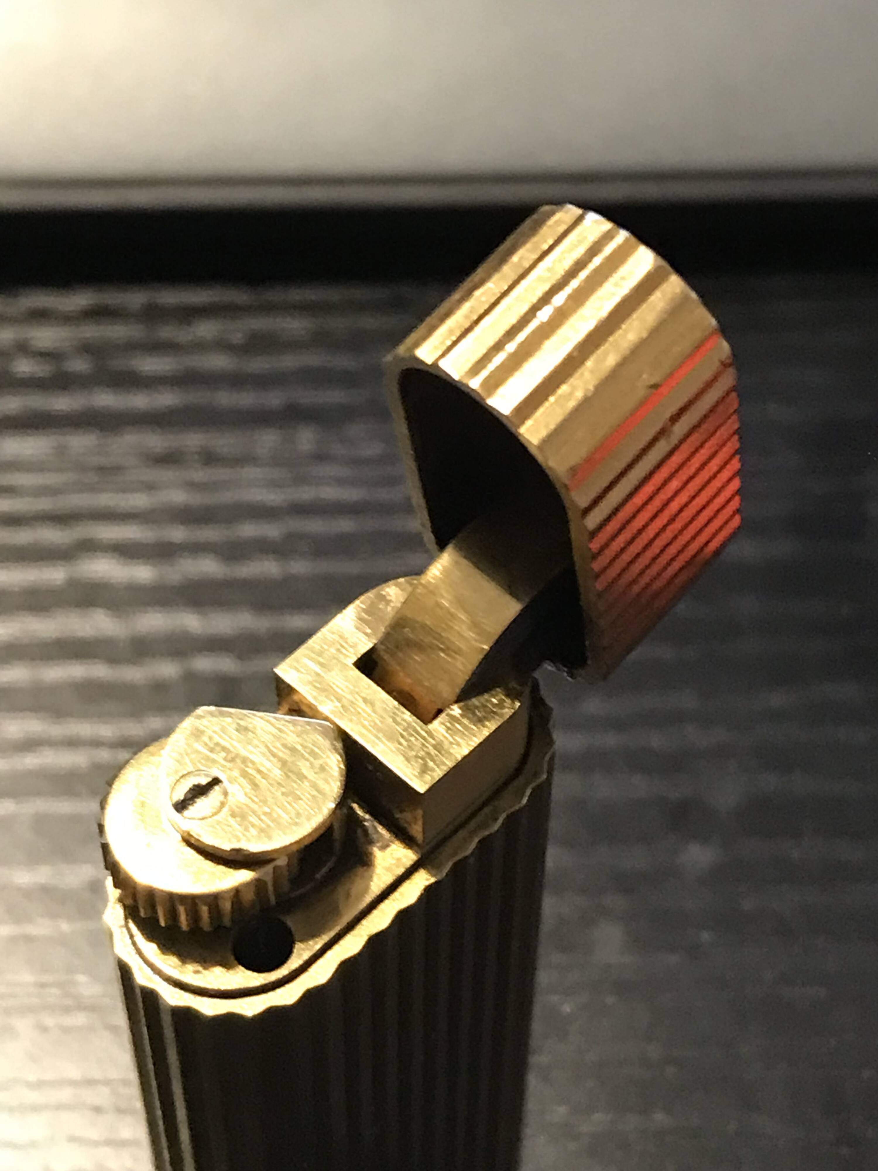 Cartier gold plated lighter