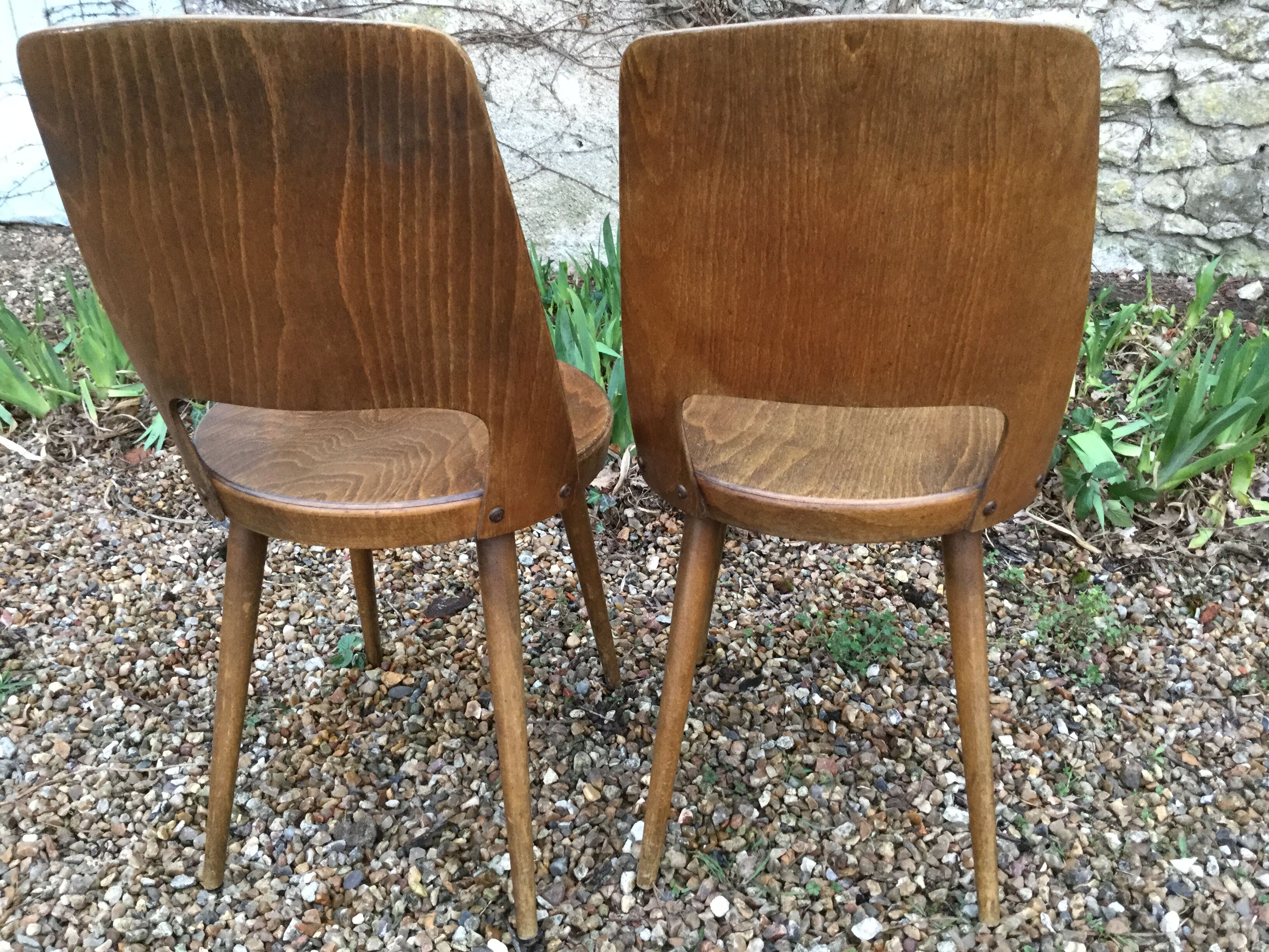 Pair of chairs Baumann Mondor