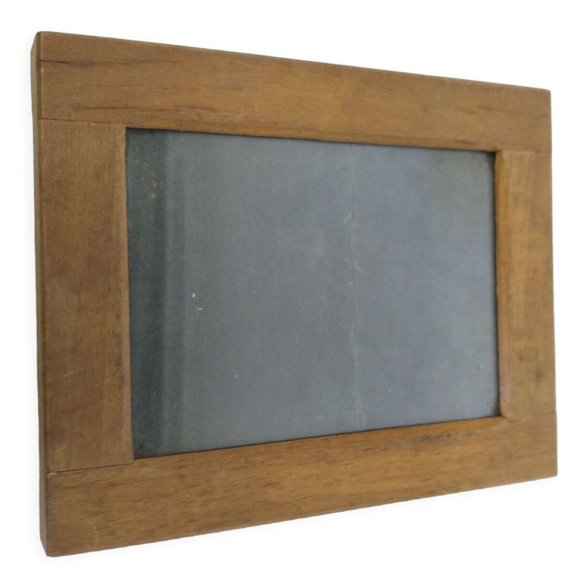 Photo frame in wood and glass