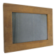 Photo frame in wood and glass