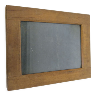 Photo frame in wood and glass