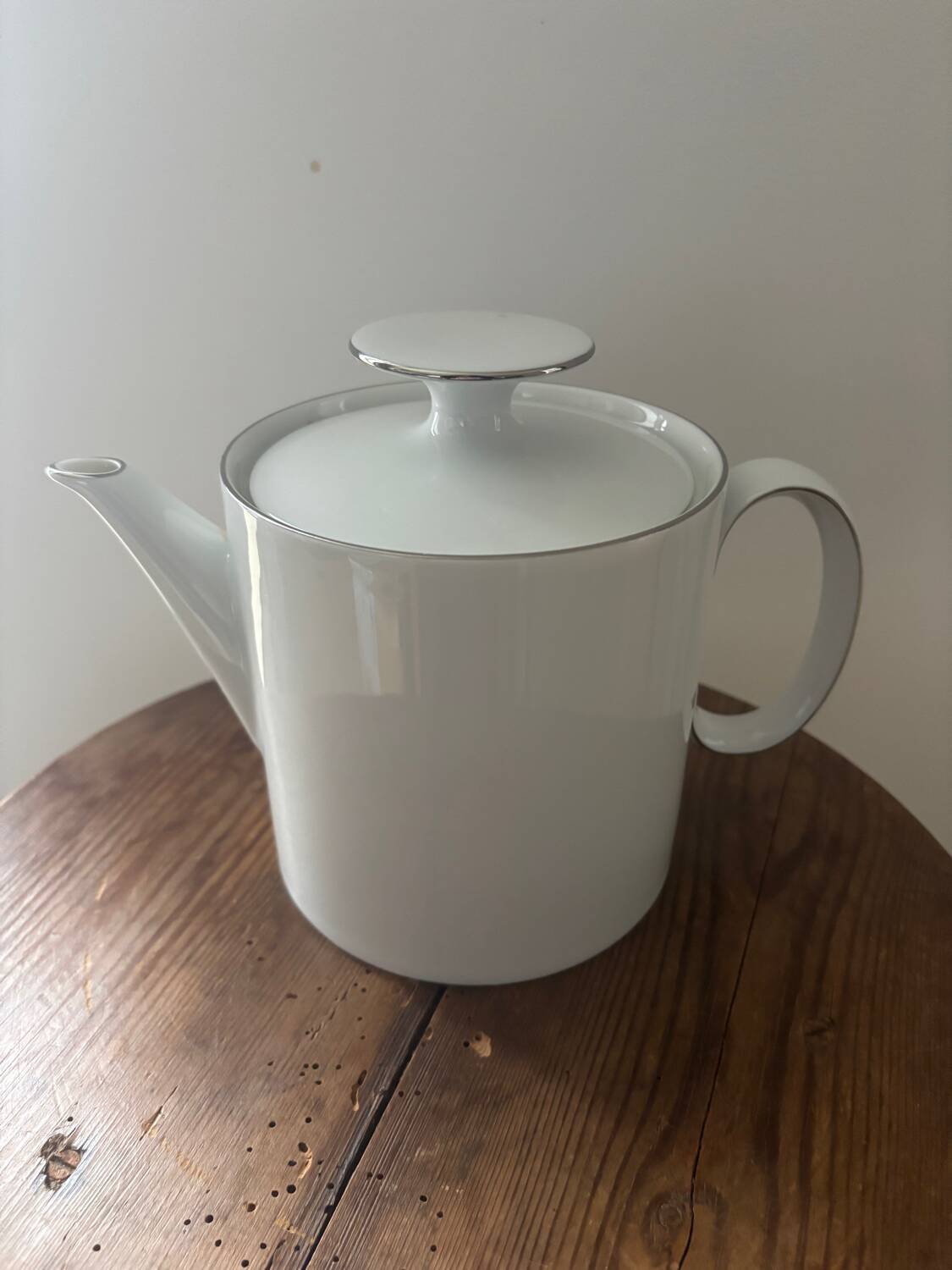 Thomas Germany Medallion Silver Rimmed Porcelain Tea Set