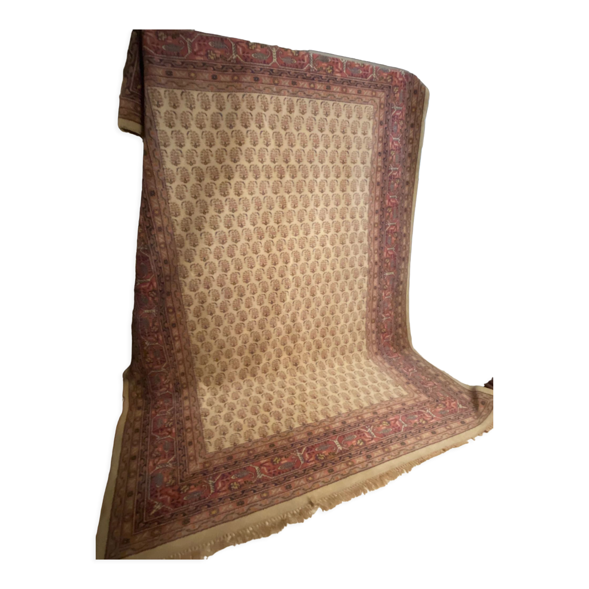 Oriental wool rug entirely handmade