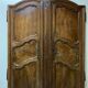 Pair of walnut doors