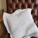 2 white embroidered cushion covers from Nimbus