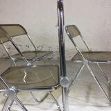 Lot of 4 chairs "Plia" by Giancarlo Piretti