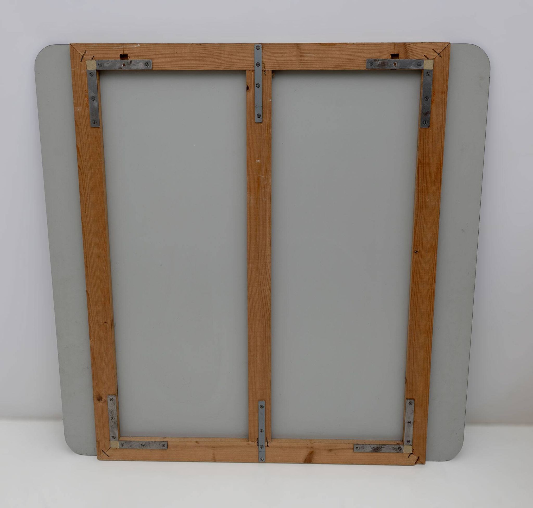 Mid-Century Modern Italian Smoked Bronze Large Mirror, 1970s
