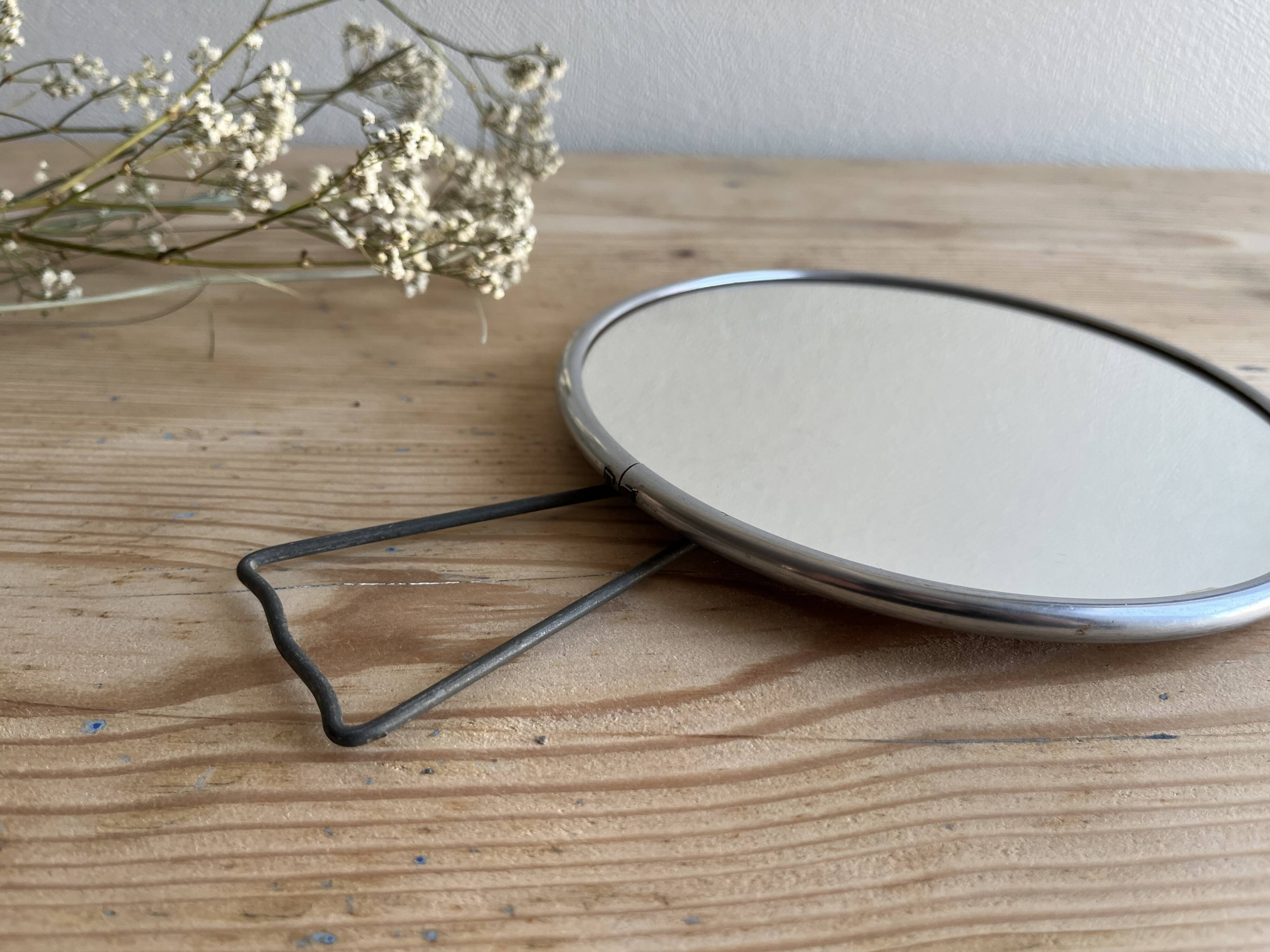 Round barber mirror 18 cm