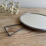 Round barber mirror 18 cm