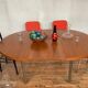 Round table with teak extension design Pierre Guariche edition Huchers Minvielle 1960