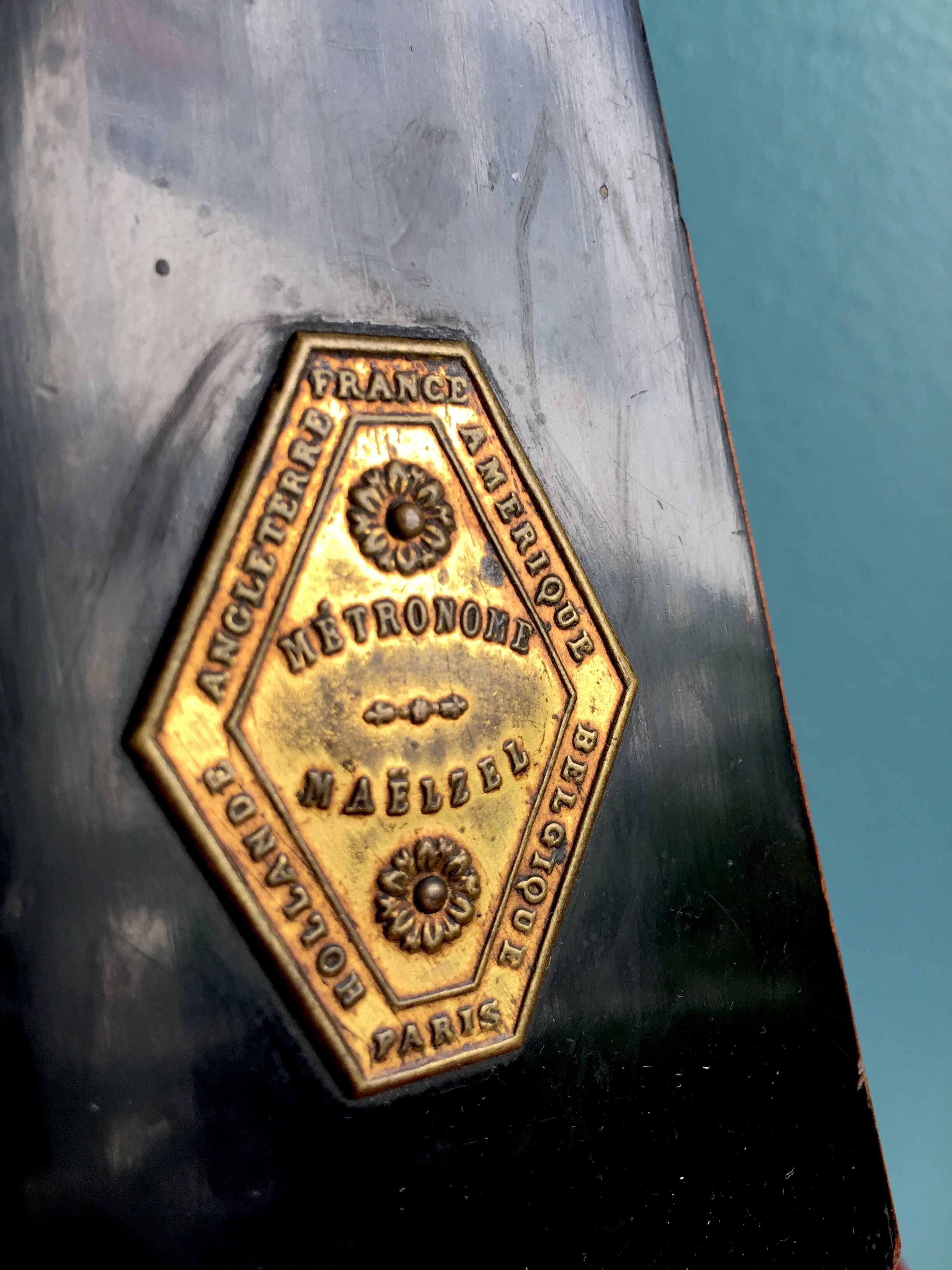 Metronome from about 1850,  maelzel brand