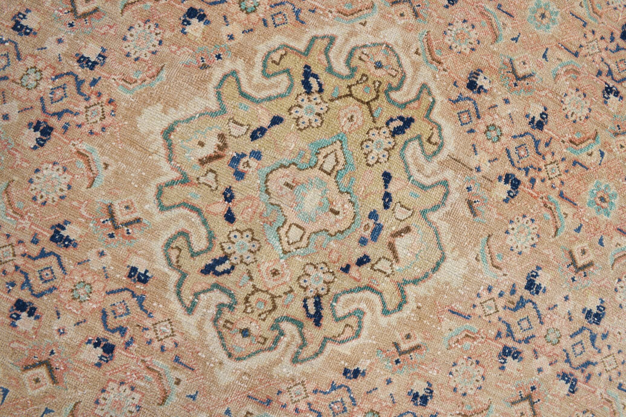 Tapis persan oversize Earthly & Blue. 301x373 cm