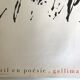 Exhibition poster, Avril en poésie, 1989
