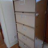 Vintage metal storage cabinet