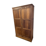 Vintage Parisian solid oak cabinet