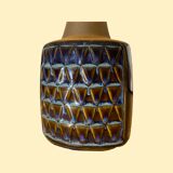 Blue/brown Søholm Stentoi Table Lamp | Vintage Pottery - Danish Design Ceramic Pottery