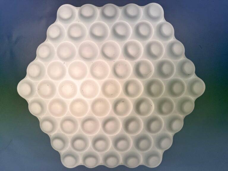 Design midcentury wall or ceiling lamp, flushmount, 1970s - more pieces available