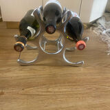 Vintage aluminum bottle holder