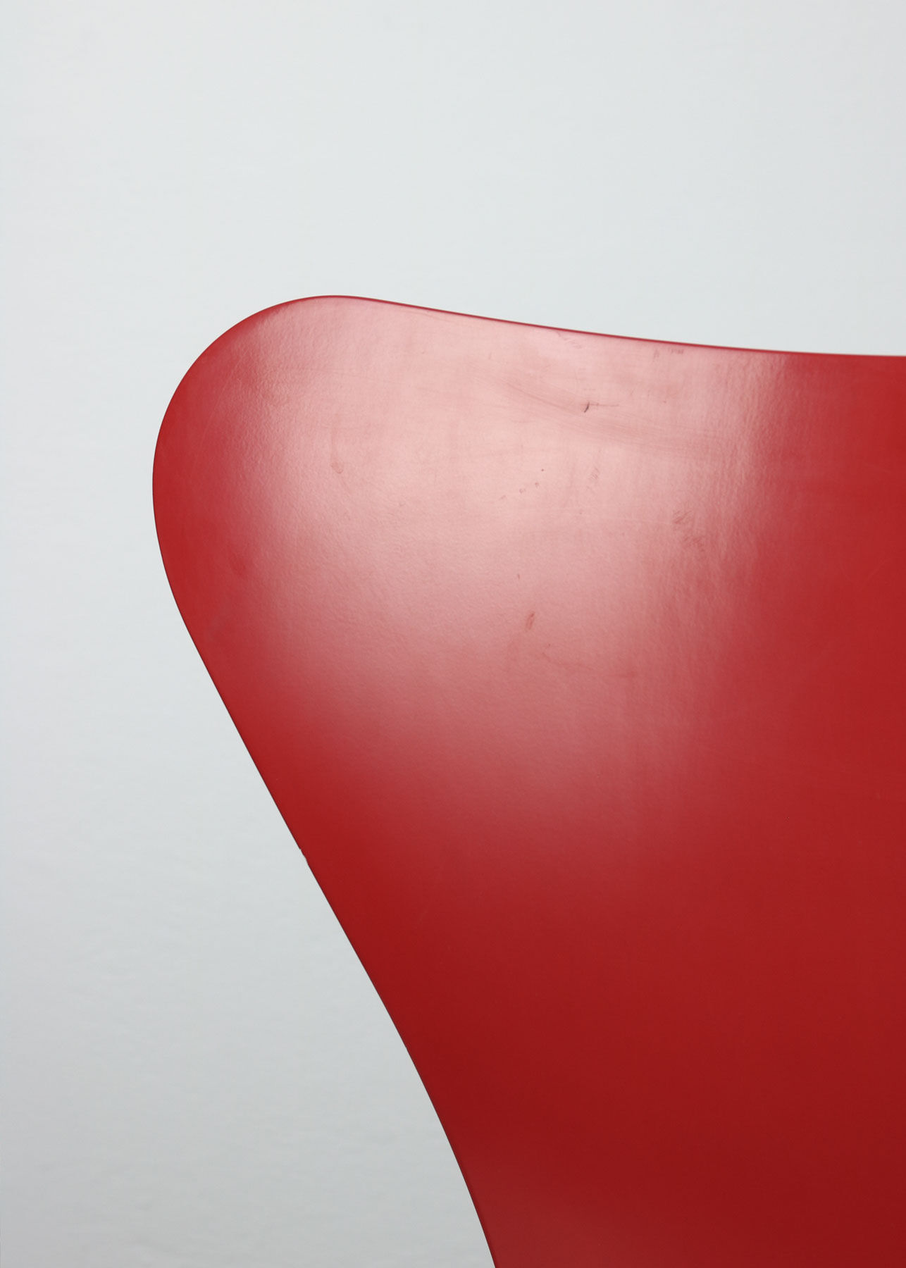 Chaise modèle 3217 Red Swivel par Arne Jacobsen pour Fritz Hansen