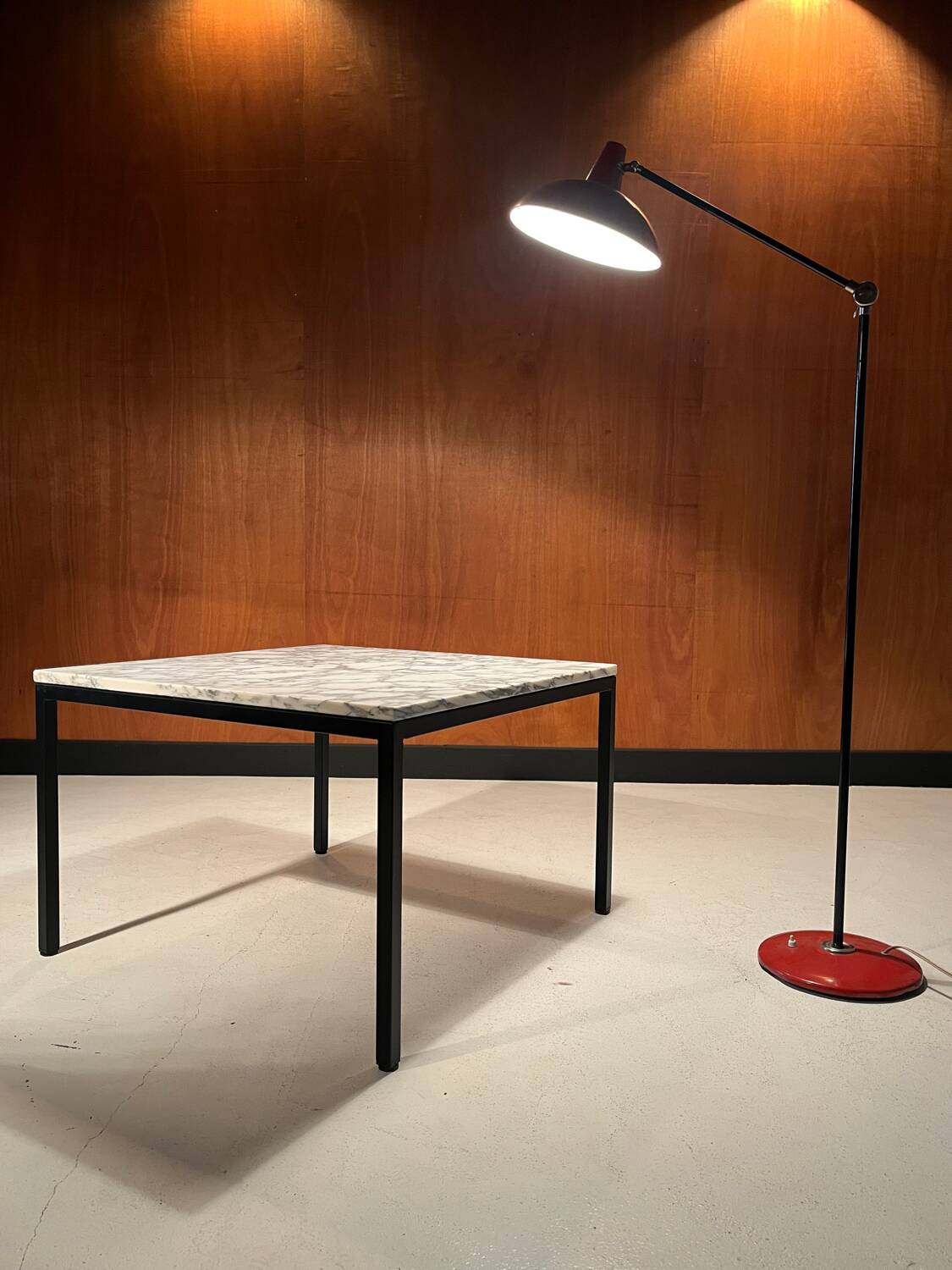 Vintage 1970s Calacatta marble coffee table